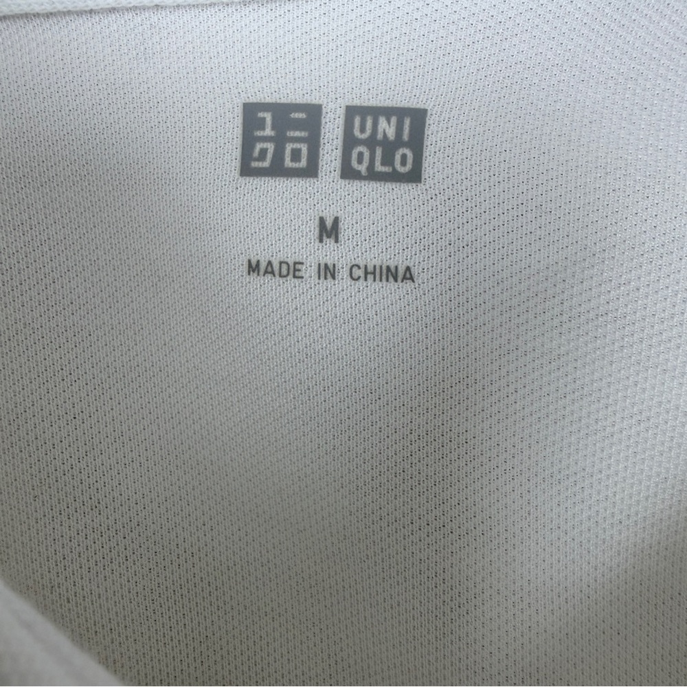 Uniqlo White Short Sleeve Polo Shirt - Picture 8 of 10